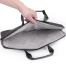 Laptop táska, 15.6" készülékig, vállpánttal, Hoco GT4, szürke