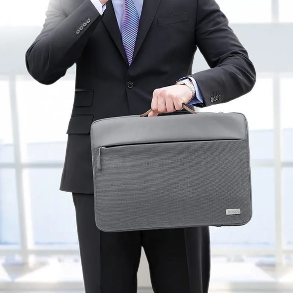 Laptop táska, 14" készülékig, Hoco GT7, szürke