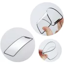 Apple iPhone Air (2025), Kijelzővédő fólia, ütésálló fólia, Tempered Glass (edzett üveg), 5D, Full Glue, Nano Flexi Glass, fekete