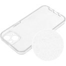 Apple iPhone Air (2025), Szilikon tok, 2 mm vastag, csillogó hátlap, átlátszó