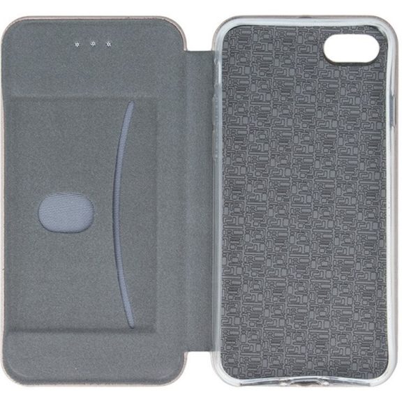 Apple iPhone Air (2025), Oldalra nyíló tok, stand, Forcell Elegance, fekete