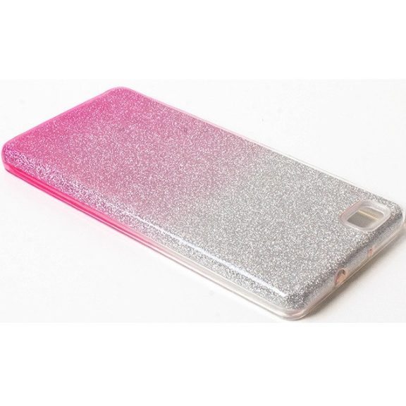 Apple iPhone 17 Pro, Szilikon tok, csillogó, Forcell Shining, vörösarany/ezüst