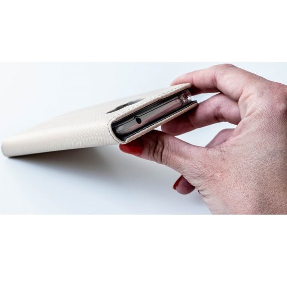 Apple iPhone Air (2025), Oldalra nyíló tok, stand, Smart Magnet, arany