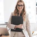 Laptop táska, 13 - 14" készülékhez, TP Fleece, fekete