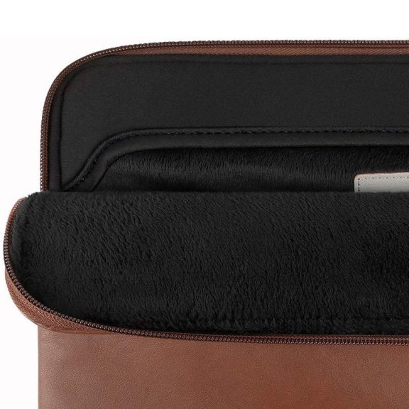 Laptop táska, 13 - 14" készülékhez, TP Fleece, barna