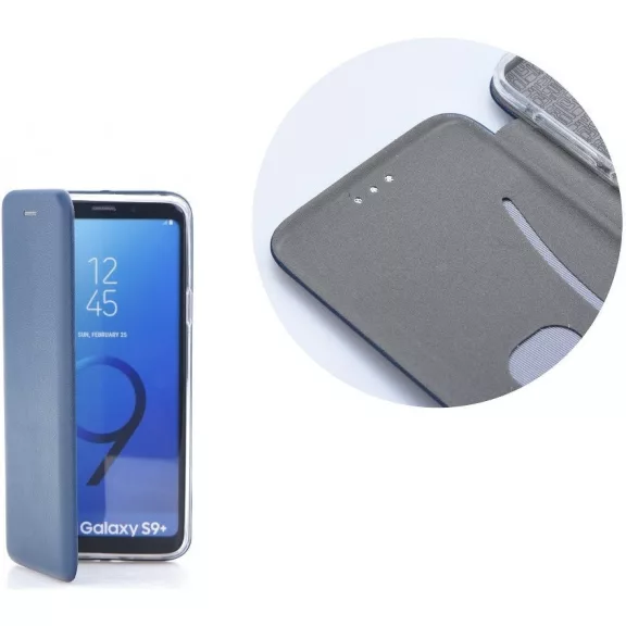 Samsung Galaxy A17 4G / A17 5G SM-A175F / A176B, Oldalra nyíló tok, stand, Forcell Elegance, kék