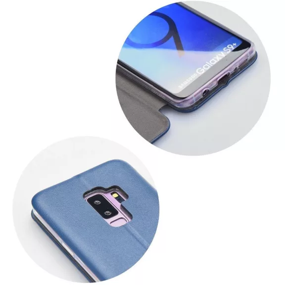 Samsung Galaxy A17 4G / A17 5G SM-A175F / A176B, Oldalra nyíló tok, stand, Forcell Elegance, kék