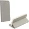 Samsung Galaxy A17 4G / A17 5G SM-A175F / A176B, Oldalra nyíló tok, stand, Luna Book, ezüst