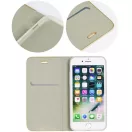 Samsung Galaxy A17 4G / A17 5G SM-A175F / A176B, Oldalra nyíló tok, stand, Luna Book, ezüst
