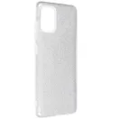 Samsung Galaxy A17 4G / A17 5G SM-A175F / A176B, Szilikon tok, csillogó, Forcell Shining, ezüst