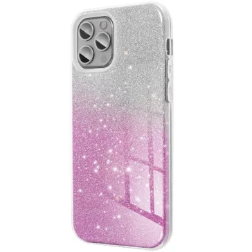   Samsung Galaxy A17 4G / A17 5G SM-A175F / A176B, Szilikon tok, csillogó, Forcell Shining, vörösarany/ezüst