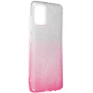 Samsung Galaxy A17 4G / A17 5G SM-A175F / A176B, Szilikon tok, csillogó, Forcell Shining, vörösarany/ezüst