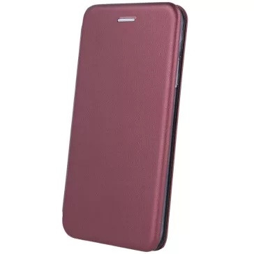   Samsung Galaxy A17 4G / A17 5G SM-A175F / A176B, Oldalra nyíló tok, stand, Forcell Elegance, bordó