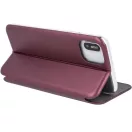 Samsung Galaxy A17 4G / A17 5G SM-A175F / A176B, Oldalra nyíló tok, stand, Forcell Elegance, bordó