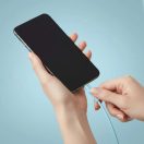 USB Type-C töltő- és adatkábel, USB Type-C, 100 cm, 5000 mA, 100W, törésgátlóval, gyorstöltés, PD, QC 4.0, Forcell F-Energy C347, kék