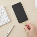 USB Type-C töltő- és adatkábel, USB Type-C, 100 cm, 5000 mA, 100W, törésgátlóval, gyorstöltés, PD, QC 4.0, Forcell F-Energy C347, zöld