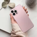 Samsung Galaxy A36 5G SM-A366B, Szilikon tok, mikrofiber plüss belső, csillogó hátlap, Metallic Case, rózsaszín