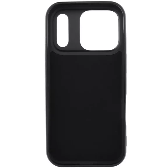 Apple iPhone 15 Plus, Szilikon tok, stand, telefontartó gyűrű, Roar Amber, fekete