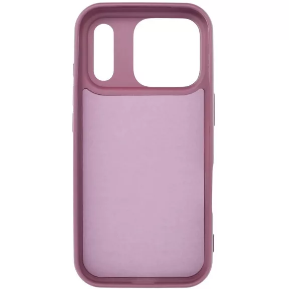 Apple iPhone 15 Pro, Szilikon tok, stand, telefontartó gyűrű, Roar Amber, lila