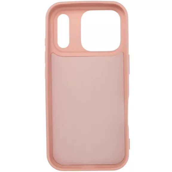 Apple iPhone 15 Pro, Szilikon tok, stand, telefontartó gyűrű, Roar Amber, rózsaszín