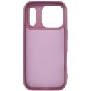 Apple iPhone 16 Pro Max, Szilikon tok, stand, telefontartó gyűrű, Roar Amber, lila