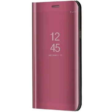   Samsung Galaxy A05 SM-A055F, Oldalra nyíló tok, hívás mutatóval, Smart View Cover, vörösarany (utángyártott)