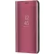 Samsung Galaxy A05 SM-A055F, Oldalra nyíló tok, hívás mutatóval, Smart View Cover, vörösarany (utángyártott)