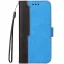 Samsung Galaxy A05s SM-A057F, Oldalra nyíló tok, stand, kártyatartóval, kézpánttal, Wooze Colour Wallet, kék