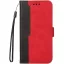 Samsung Galaxy A05s SM-A057F, Oldalra nyíló tok, stand, kártyatartóval, kézpánttal, Wooze Colour Wallet, piros