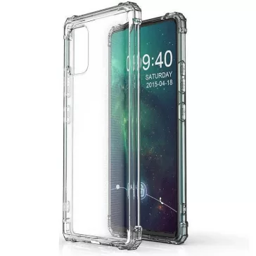   Samsung Galaxy A05s SM-A057F, Szilikon tok, légpárnás sarok, Wooze Silicone Armor, átlátszó