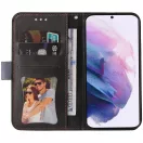 Samsung Galaxy A15 4G / A15 5G SM-A155F / A156B, Oldalra nyíló tok, stand, kártyatartóval, kézpánttal, Wooze Colour Wallet, szürke