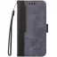 Samsung Galaxy A25 5G SM-A256B, Oldalra nyíló tok, stand, kártyatartóval, kézpánttal, Wooze Colour Wallet, szürke