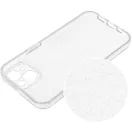 Samsung Galaxy A05 SM-A055F, Szilikon tok, 2 mm vastag, csillogó hátlap, átlátszó