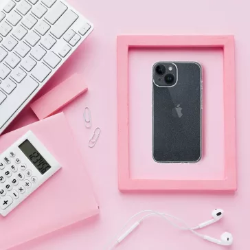  Samsung Galaxy A05 SM-A055F, Szilikon tok, 2 mm vastag, csillogó hátlap, átlátszó