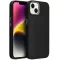 Samsung Galaxy A05 SM-A055F, Szilikon tok, közepesen ütésálló, fémhatású kamera keret, Frame Case, fekete