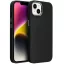 Samsung Galaxy A05 SM-A055F, Szilikon tok, közepesen ütésálló, fémhatású kamera keret, Frame Case, fekete
