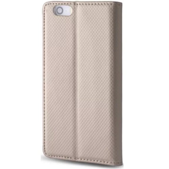 Motorola Moto G54, Oldalra nyíló tok, stand, Smart Magnet, arany