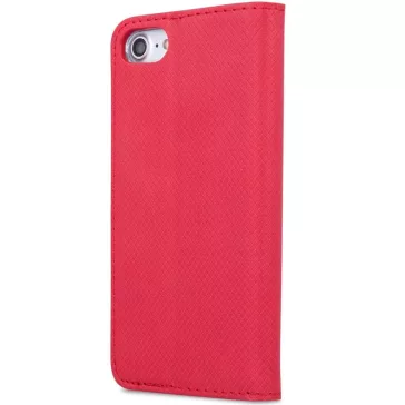   Samsung Galaxy A05 SM-A055F, Oldalra nyíló tok, stand, Smart Magnet, piros