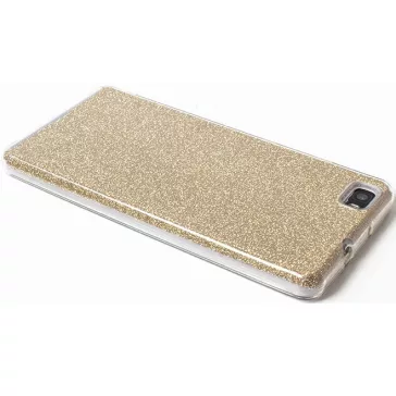   Samsung Galaxy A05 SM-A055F, Szilikon tok, csillogó, Forcell Shining, arany