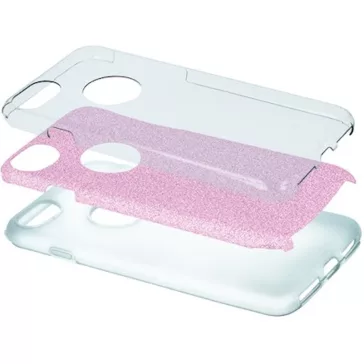   Samsung Galaxy A05s SM-A057F, Szilikon tok, csillogó, Forcell Shining, vörösarany
