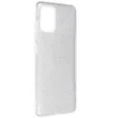 Samsung Galaxy A25 5G SM-A256B, Szilikon tok, csillogó, Forcell Shining, ezüst