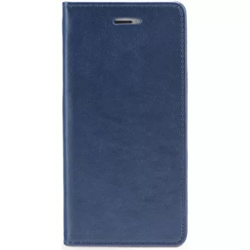   Samsung Galaxy A15 4G / A15 5G SM-A155F / A156B, Oldalra nyíló tok, stand, Magnet Book, sötétkék
