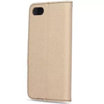   Samsung Galaxy A34 5G SM-A346B, Oldalra nyíló tok, stand, Fancy Book, arany/fekete