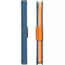 Samsung Galaxy A35 5G SM-A356B, Oldalra nyíló tok, stand, Canvas Book, sötétkék