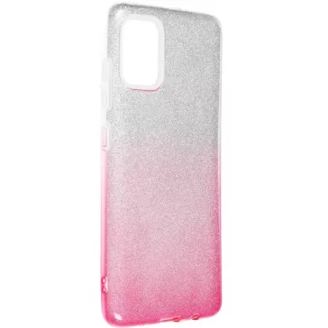   Samsung Galaxy A35 5G SM-A356B, Szilikon tok, csillogó, Forcell Shining, vörösarany/ezüst