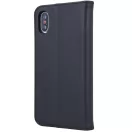 Samsung Galaxy A35 5G SM-A356B, Oldalra nyíló tok, valódi bőrtok, stand, Smart Pro, fekete