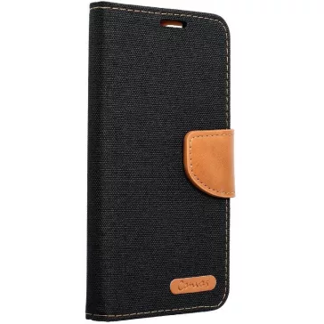   Samsung Galaxy A55 5G SM-A556B, Oldalra nyíló tok, stand, Canvas Book, fekete