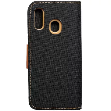   Samsung Galaxy A55 5G SM-A556B, Oldalra nyíló tok, stand, Canvas Book, fekete