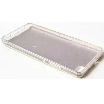   Samsung Galaxy A55 5G SM-A556B, Szilikon tok, csillogó, Forcell Shining, arany