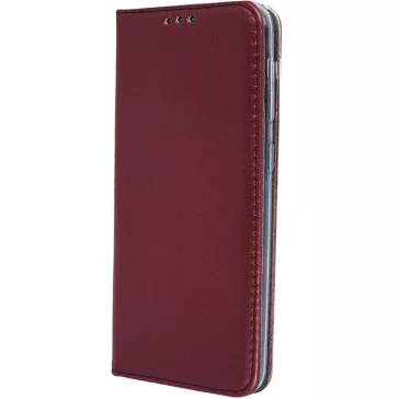   Samsung Galaxy A55 5G SM-A556B, Oldalra nyíló tok, stand, Magnet Book, bordó